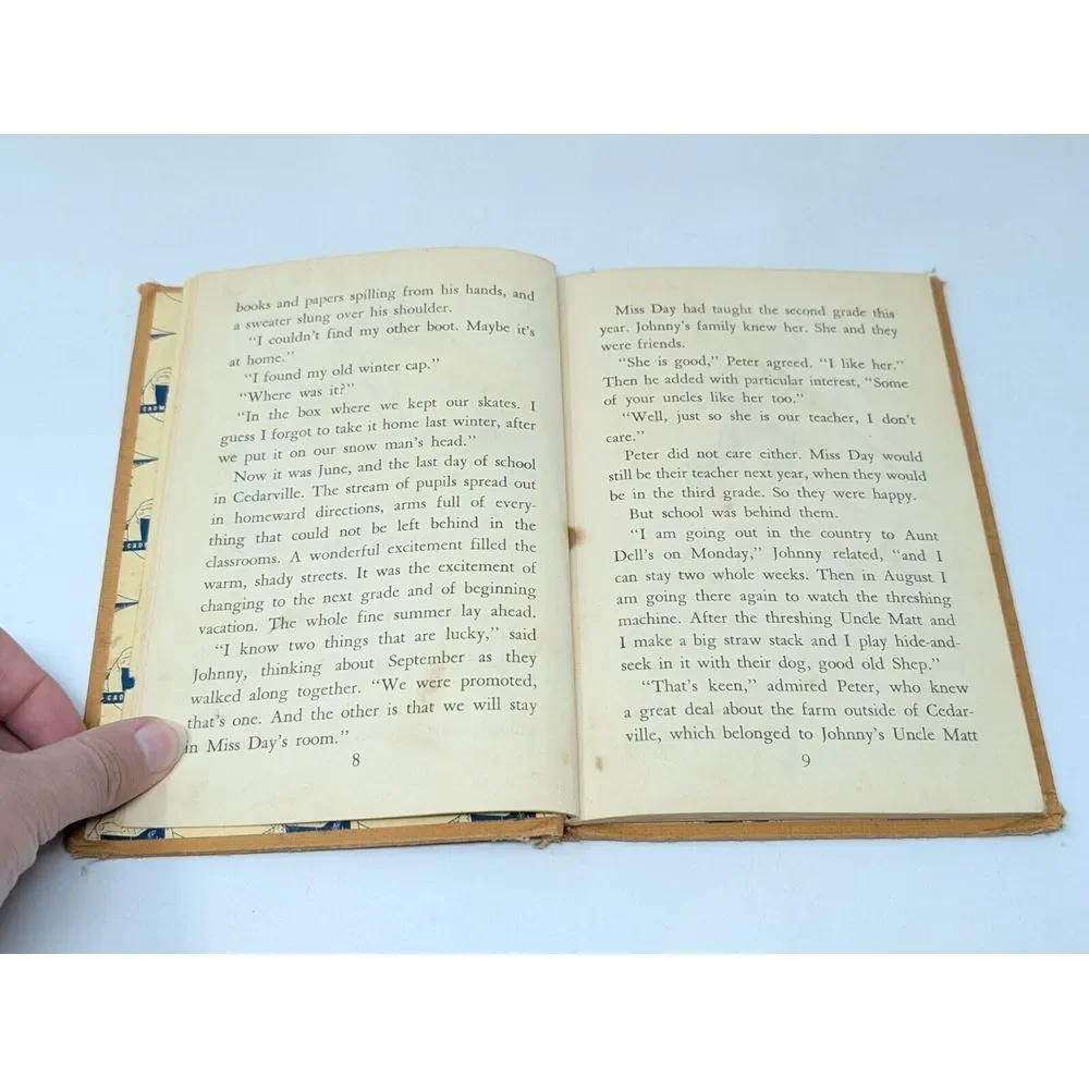 Down The Road With Johnny Irene Smith 1951 Hardcover Illustrated Cadmus Book VTG